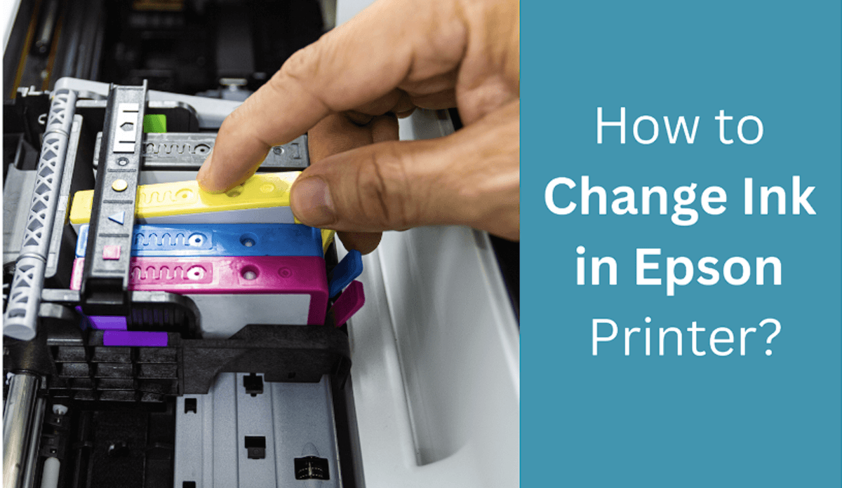 how to change ink in epson printer