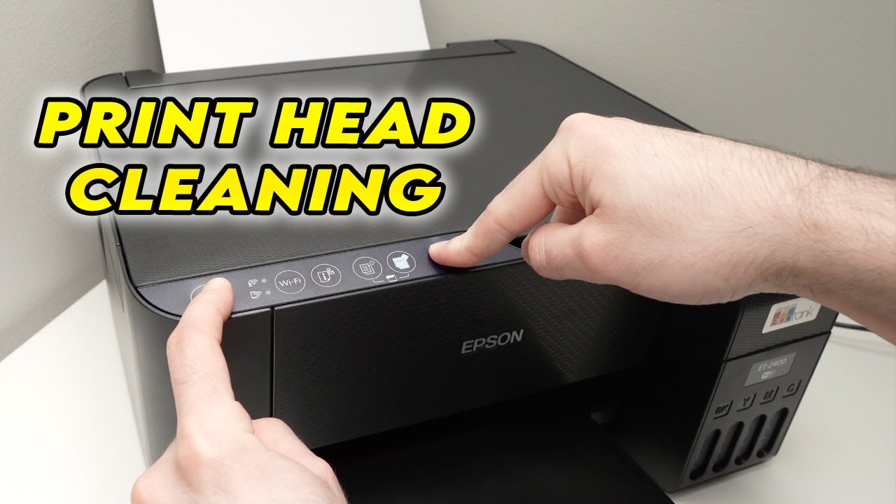 how to clean epson printer head