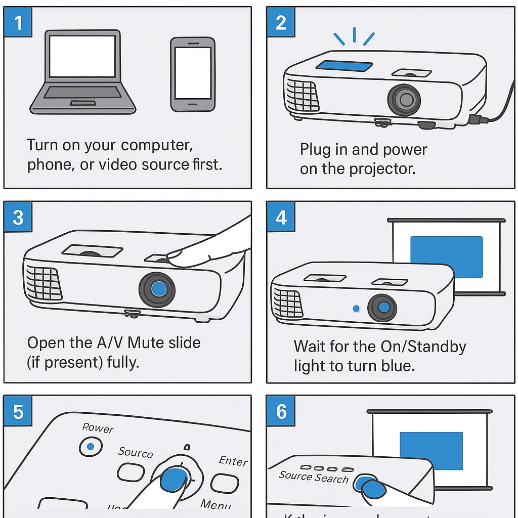 How to Connect to an Epson Projector