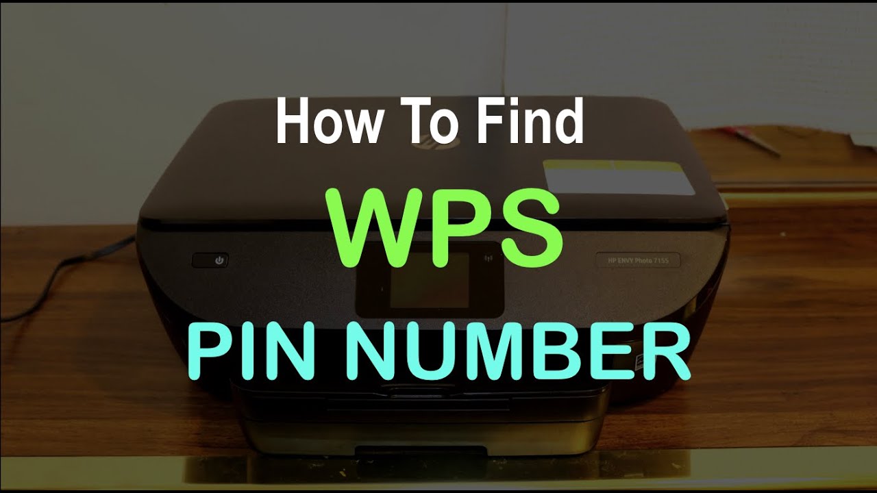 find wps pin for printer