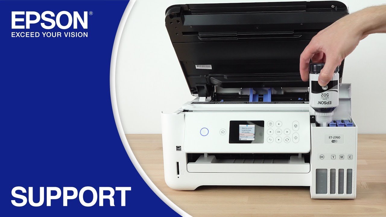 how to check ink levels on epson et 2760