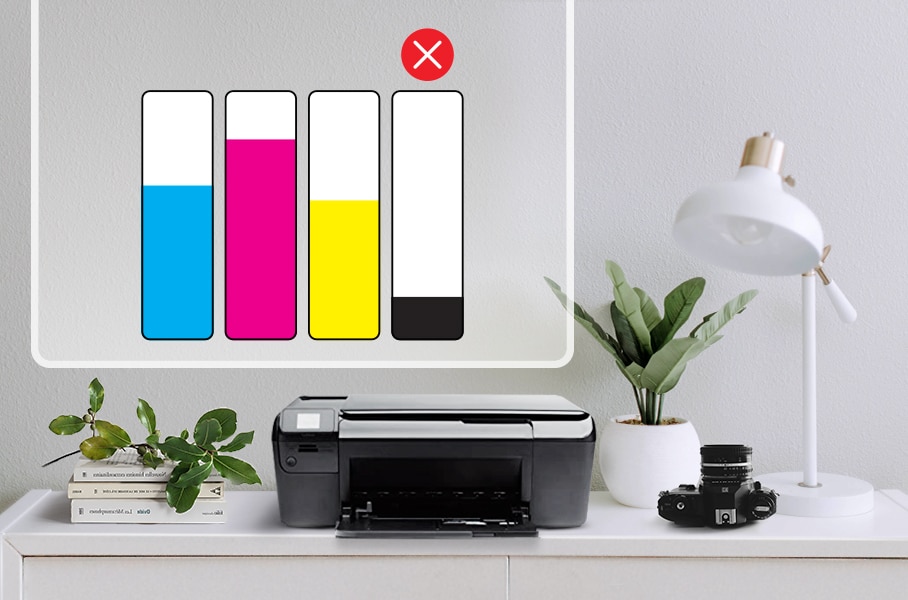 how to check printer ink levels