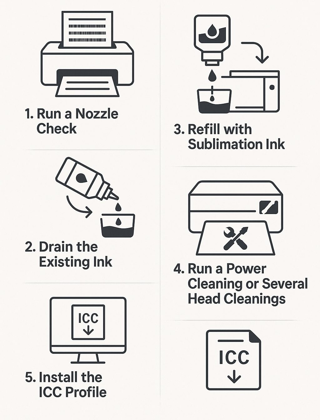 how to convert an epson ecotank printer to sublimation