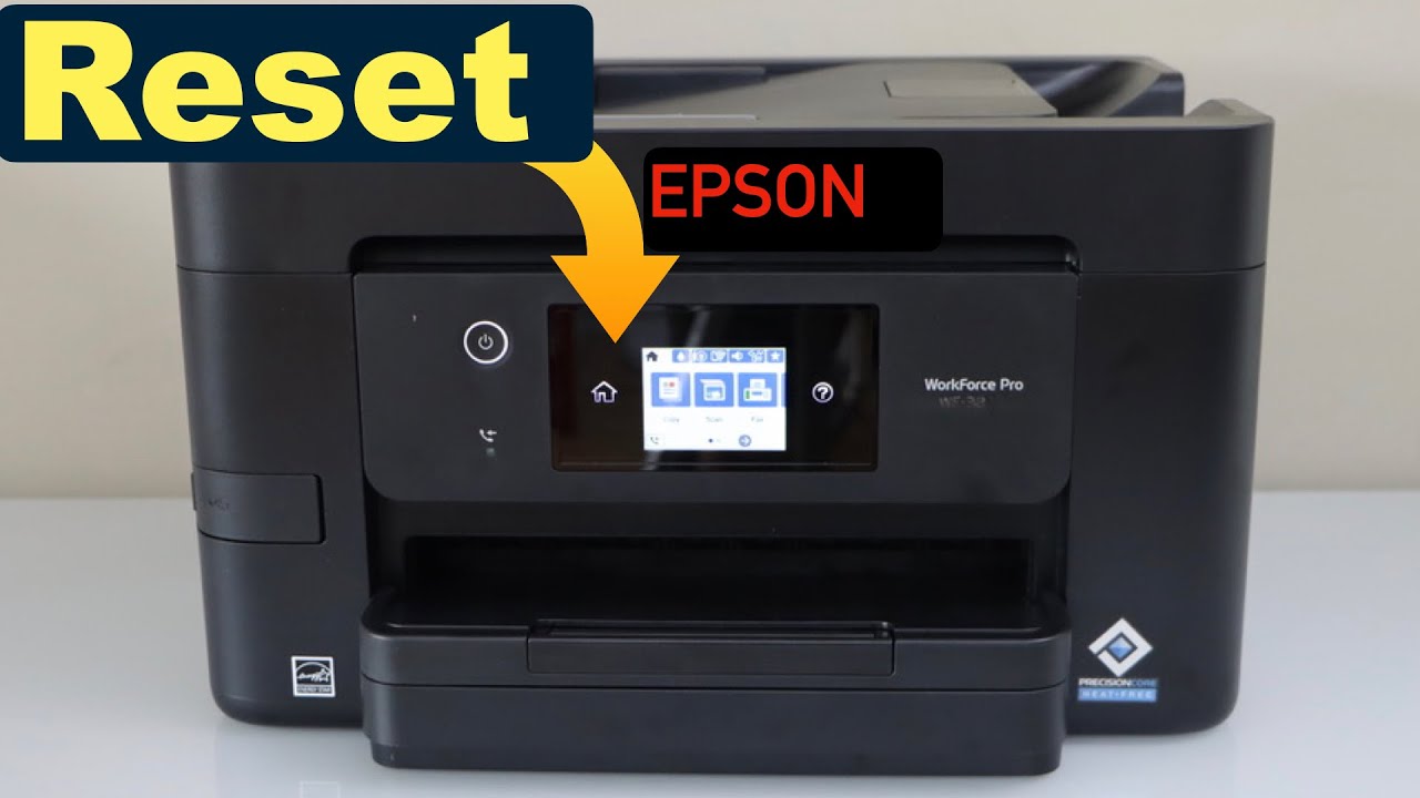how to reset epson printer to factory settings