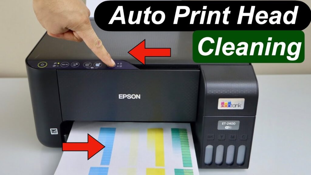 how to clean epson ecotank print head