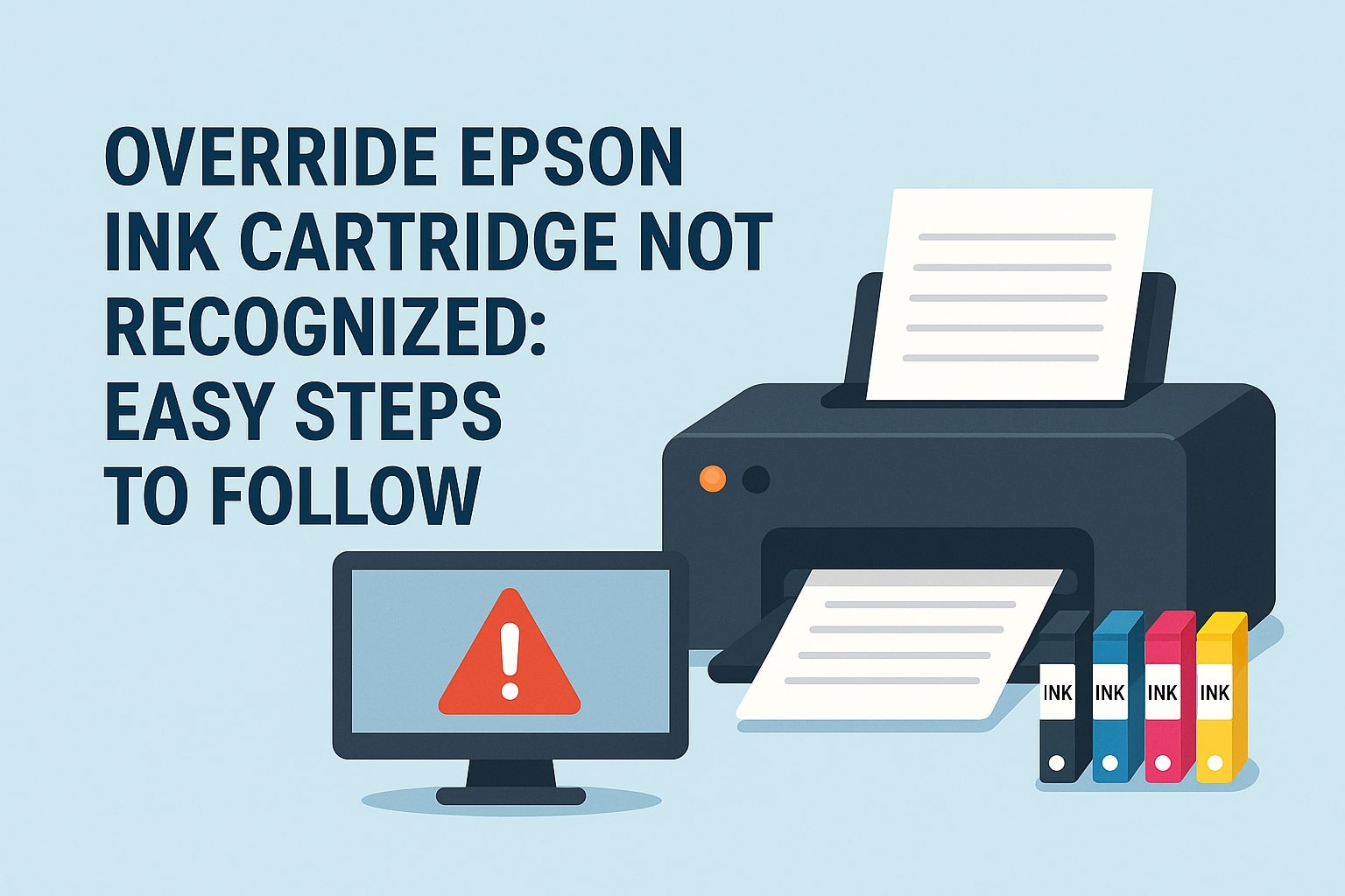 override epson ink cartridge not recognized